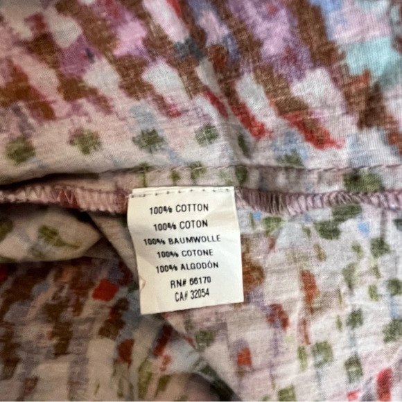 Anthropologie Pink and Purple Wrap Midi Dress - Picture 14 of 15